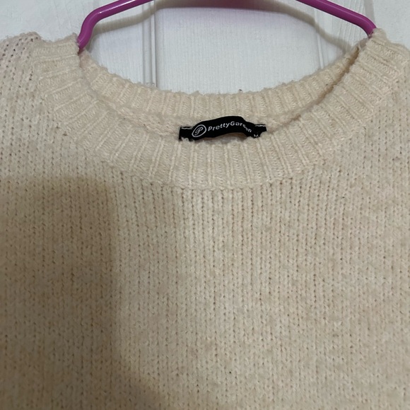 Cream Sweater Dress - Picture 7 of 10